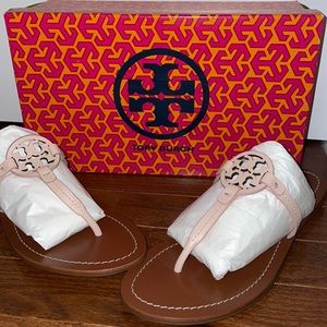 Tory Burch Ballet Pink Gabriel Flat Thong Sandal